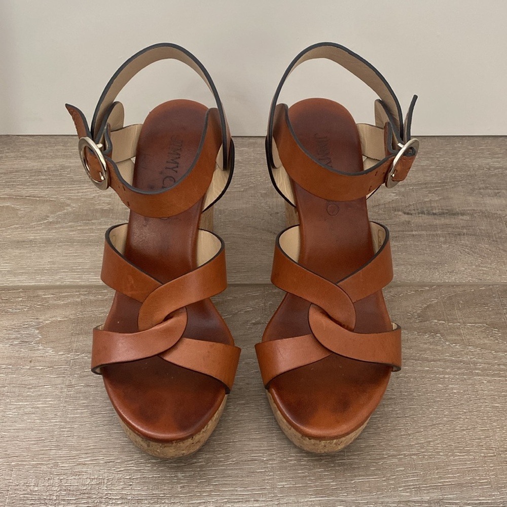 Jimmy Choo Brown Wedges